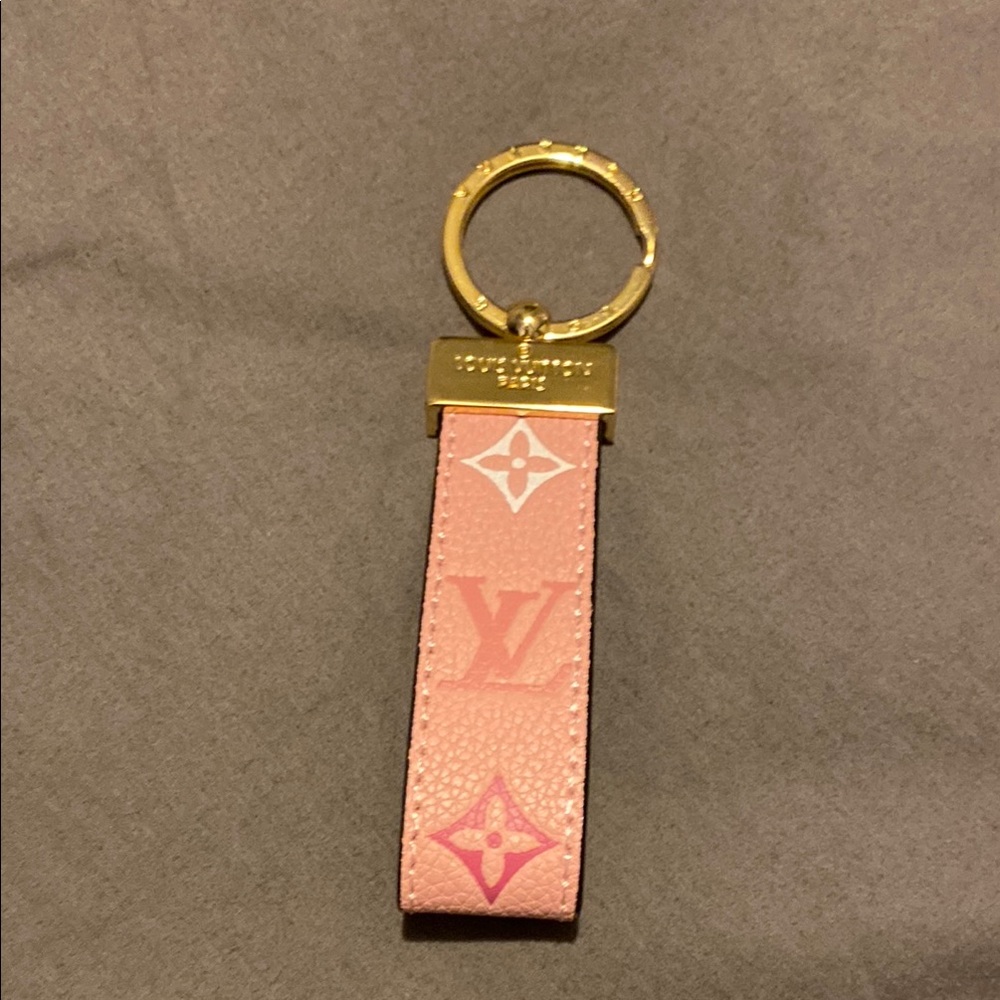 Louis Vuitton Pink and Gold Key Holder